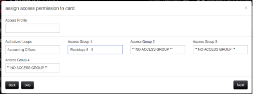 Assign Access Permission